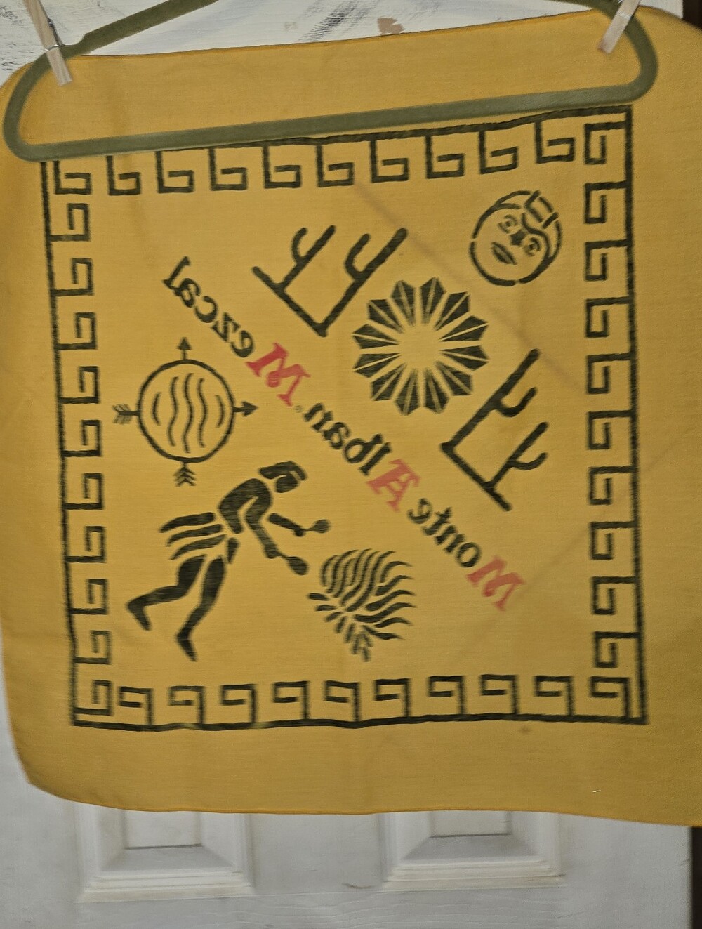 Vintage Monte Alban Mezcal Tequila Bandana - Picture 3 of 9
